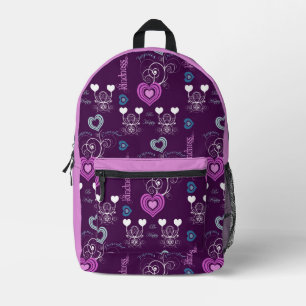 Sac À Dos Imprimé Motifs du Coeur mignon