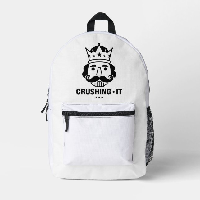 Sac À Dos Imprimé Motivational Crushing It Daily Hustle Mindset Succ (Recto)