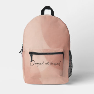 Sac À Dos Imprimé Muted blush and dusty rose AI Print Cut Sew Bag