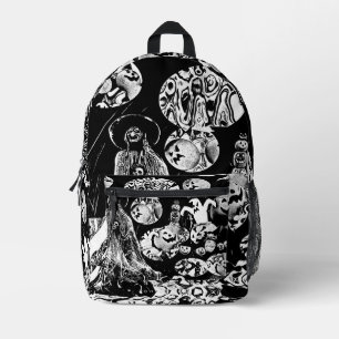 Sac À Dos Imprimé My Super Halloween black and white