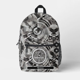 Sac À Dos Imprimé Nanomètre Chip Plaid Géométrique Taiwan Monogramme