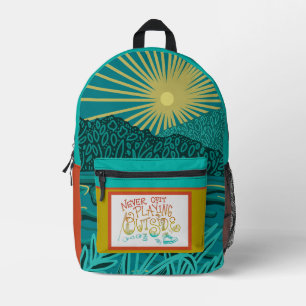 Sac À Dos Imprimé Ne jamais cesser de jouer en dehors de l'impressio