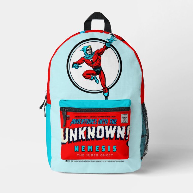 Sac À Dos Imprimé NEMESIS: the super ghost Comic Backpack  (Recto)