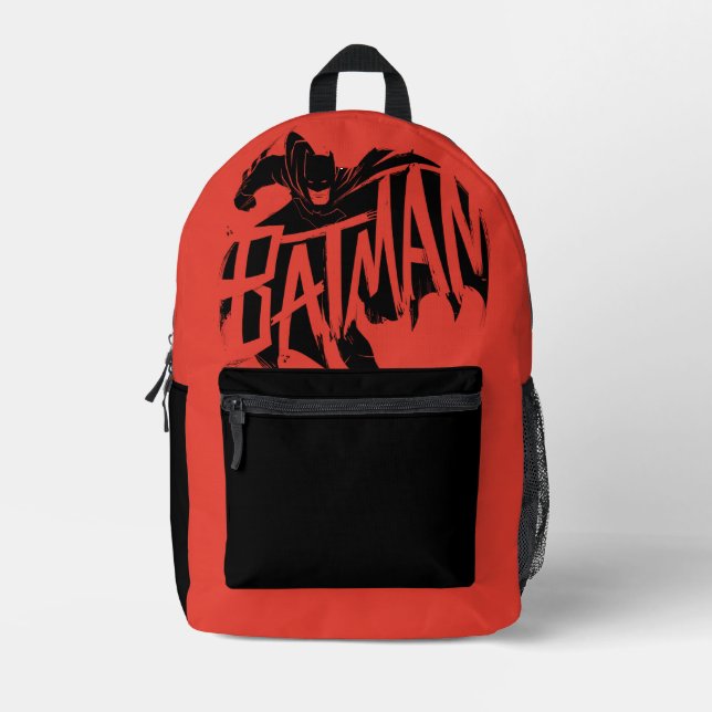 Sac À Dos Imprimé Nom de la brosse d'encre Batman (Recto)