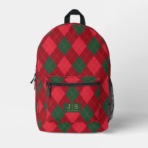 Sac À Dos Imprimé Nom de monogramme personnalisé