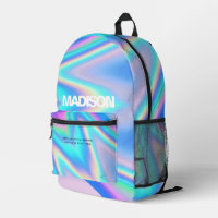 Nom de vague holographique arc-en-ciel personnalis