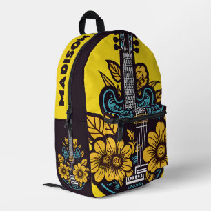 Sac À Dos Imprimé Nom et couleur personnalisés