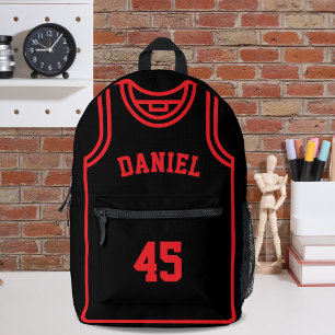 Sac À Dos Imprimé Nom et numéro du joueur de basket-ball cool Custom