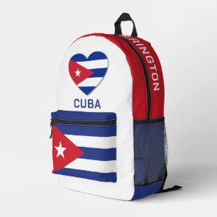 Sac À Dos Imprimé Nom personnalisé Cuba