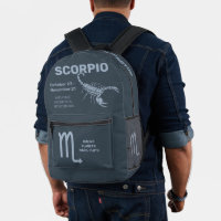 Nom personnalisé / Scorpion du symbole zodiaque du
