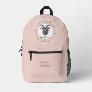 Sac À Dos Imprimé Nom personnalisé SIGNE Zodiaque Capricorne