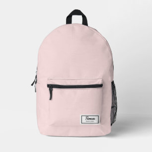 Sac À Dos Imprimé Nostalgie Américaine Design Rose Minimaliste Cla