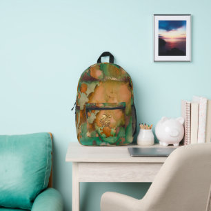 Sac À Dos Imprimé Nuances de la Terre