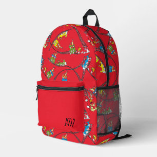 Sac À Dos Imprimé Œufs verts et jambon Motif de train