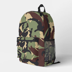 Sac À Dos Imprimé Ordinateur portable Brown Camo Vert