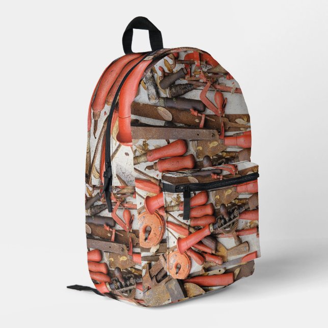 Sac À Dos Imprimé Outils Outil Russe antique Red Man (Coin arrière gauche)