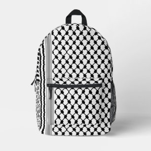 Sac À Dos Imprimé Palestinienne Hatta Keffiyeh Kufiya Folk (2 Motifs