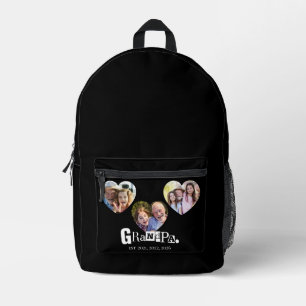 Sac À Dos Imprimé Papi Créé 3 Cadeau Photo Pour Grand-Père