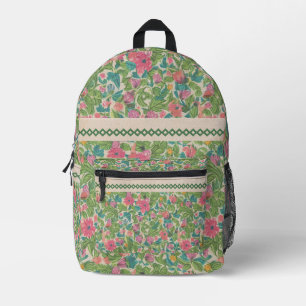 Sac À Dos Imprimé Papier kraft tendance arrière - plan dentelle vert