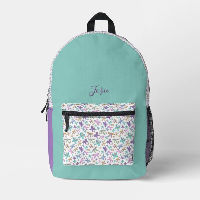 Sac À Dos Imprimé Papillon doux (Recto)