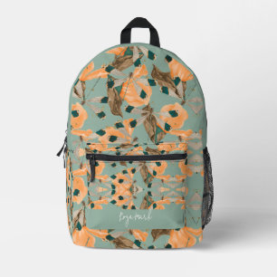 Sac À Dos Imprimé Papillon Moth Motif Floral