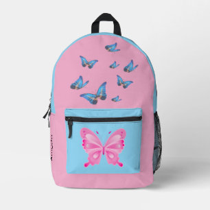 Sac À Dos Imprimé Papillon nom personnalisé