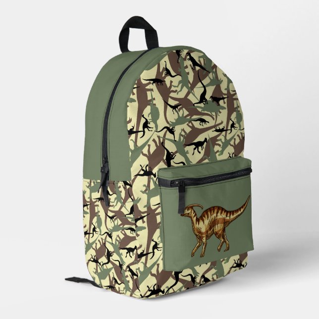Sac À Dos Imprimé Parasaurolophus (Coin arrière gauche)