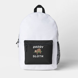 Sac À Dos Imprimé Paresseux Papa Famille Drôle de Paresseux Dormants