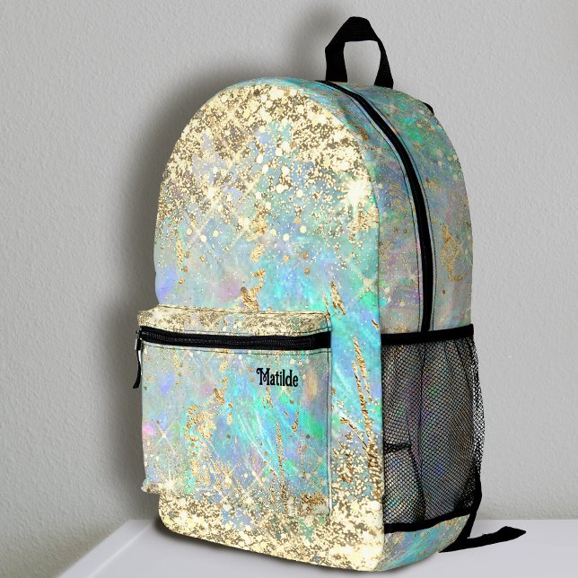 Sac À Dos Imprimé parties scintillant chunky faux brillant abstrait (Créateur téléchargé)