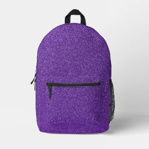 Sac À Dos Imprimé Parties scintillant violette, Étincelle, Arrière -
