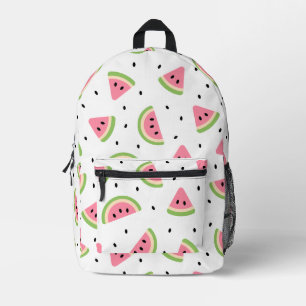 Sac À Dos Imprimé Pastèque rose, Graines de pastèque, Motif d'été