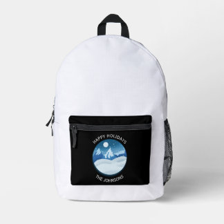 Sac À Dos Imprimé Peaceful Frosted Landscape Custom