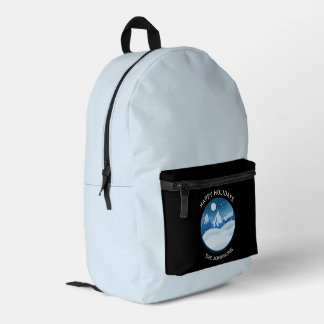 Sac À Dos Imprimé Peaceful Frosted Landscape Custom