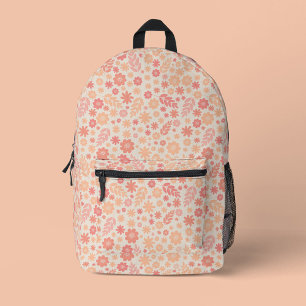 Sac À Dos Imprimé Peach Airy Fleur sauvage Meadow Motif