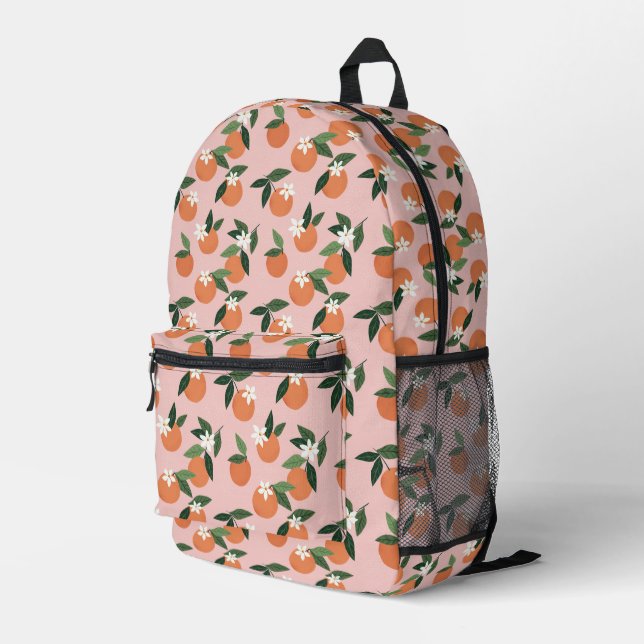 Sac À Dos Imprimé Peach Orange Juice Motif (Coin arrière droit)