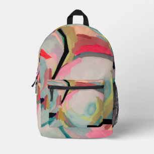 Sac À Dos Imprimé Peinture Abstraite Fluro Acrylique