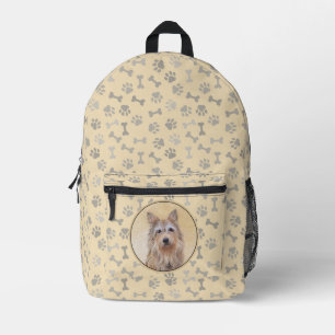 Sac À Dos Imprimé Peinture Berger Picard - Joli art original chien
