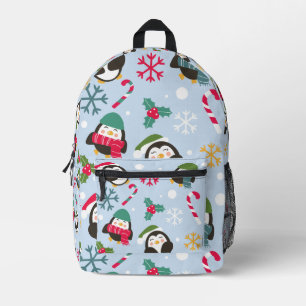 Sac À Dos Imprimé Penguin de Christmas