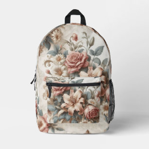 Sac À Dos Imprimé Perfection florale ancienne légère