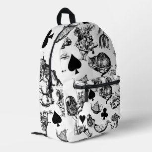 Sac À Dos Imprimé Personnages classiques d'Alice aux pays des mervei