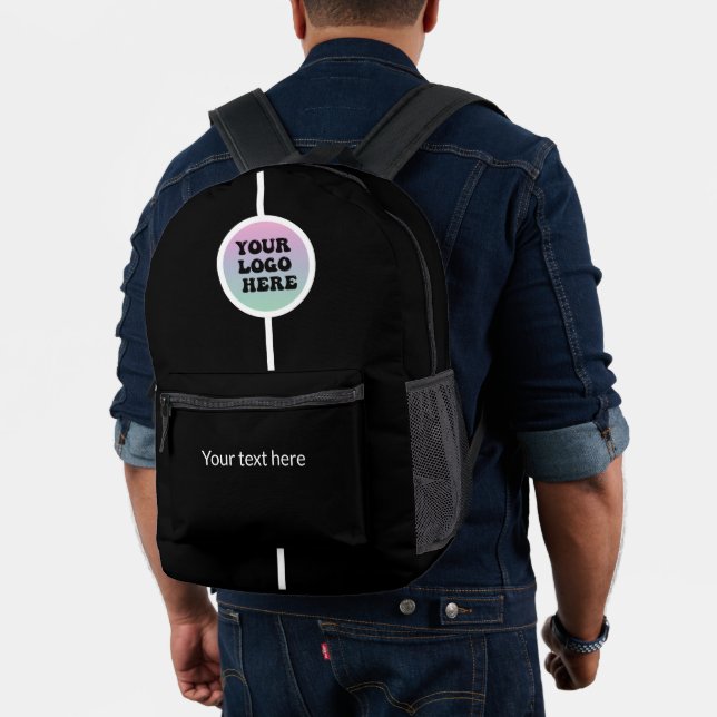 Sac À Dos Imprimé Personnalisable votre logo ici marque (Insitu (Modèle))