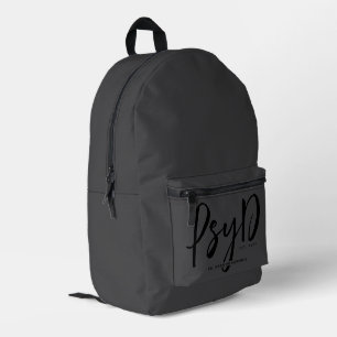 Sac À Dos Imprimé Personnalisé Elegant PsyD Docteur en Psychologie