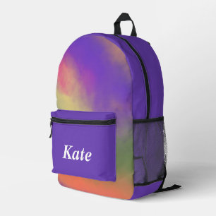 Sac À Dos Imprimé Personnalisé Joli Coloré Moderne Fille Arc-en-ciel
