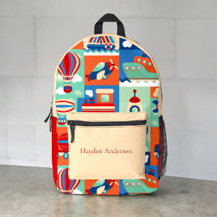 Sac À Dos Imprimé Personnalisé moderne Transport enfants à la mode