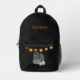 Sac À Dos Imprimé Petit chat sorcier