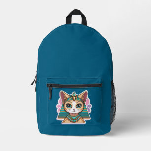 Sac À Dos Imprimé Pharaon unique Chat égyptien Style tendance et élé