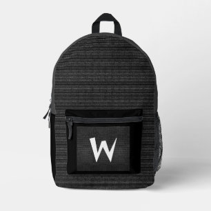 Sac À Dos Imprimé Pi Math Étudiant Nerd Enseignant Black Grey Monogr