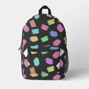 Sac À Dos Imprimé Pinceau de peinture contours, pinceaux colorés