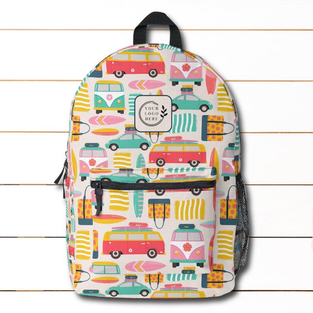 Sac À Dos Imprimé Plage Voyage Surf Ajouter Logo Entreprise (Créateur téléchargé)