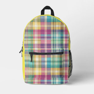 Sac À Dos Imprimé Plaid au printemps/Pâques/tartan